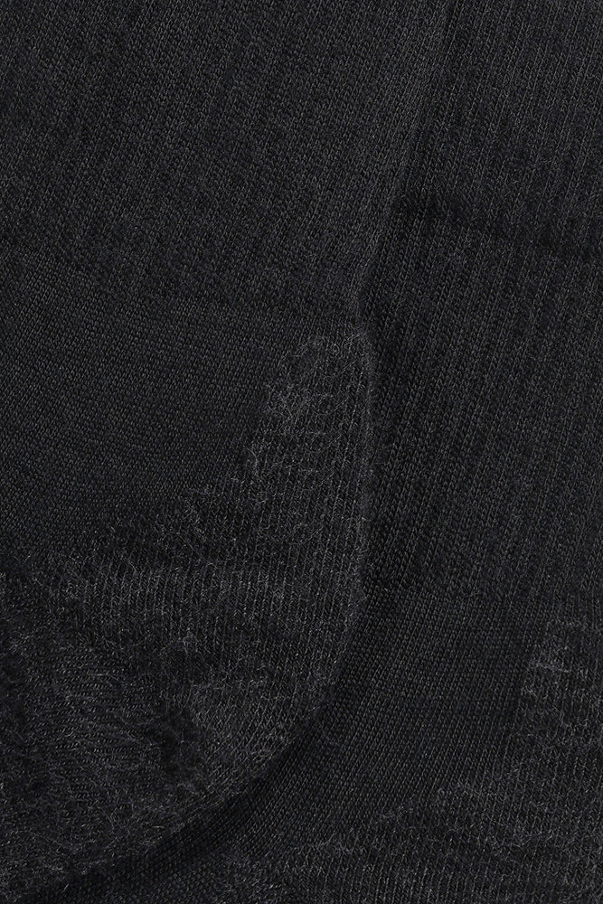 S12 Merino Wollen Wandelsok Hoog Black