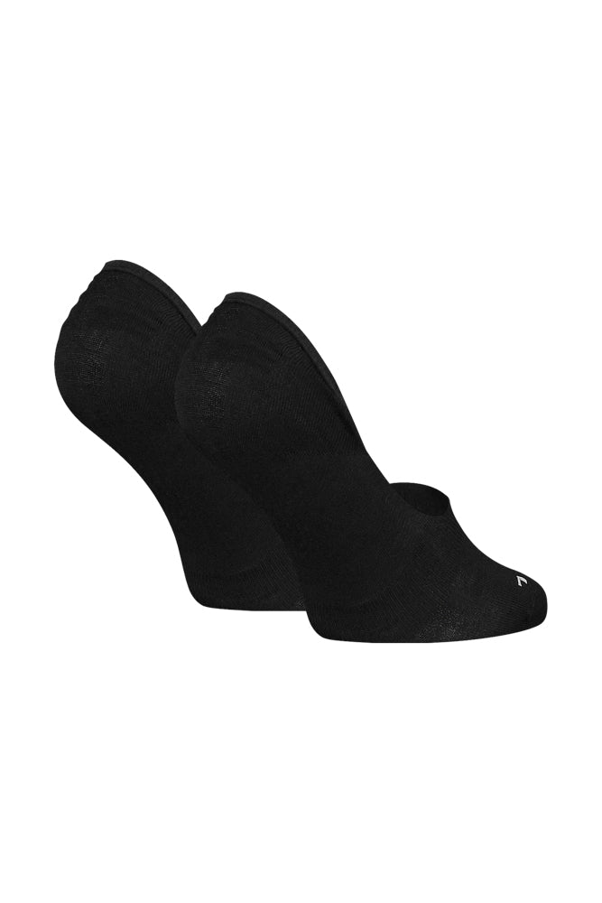 S19 Merino Voetjes (2-Pack) Black