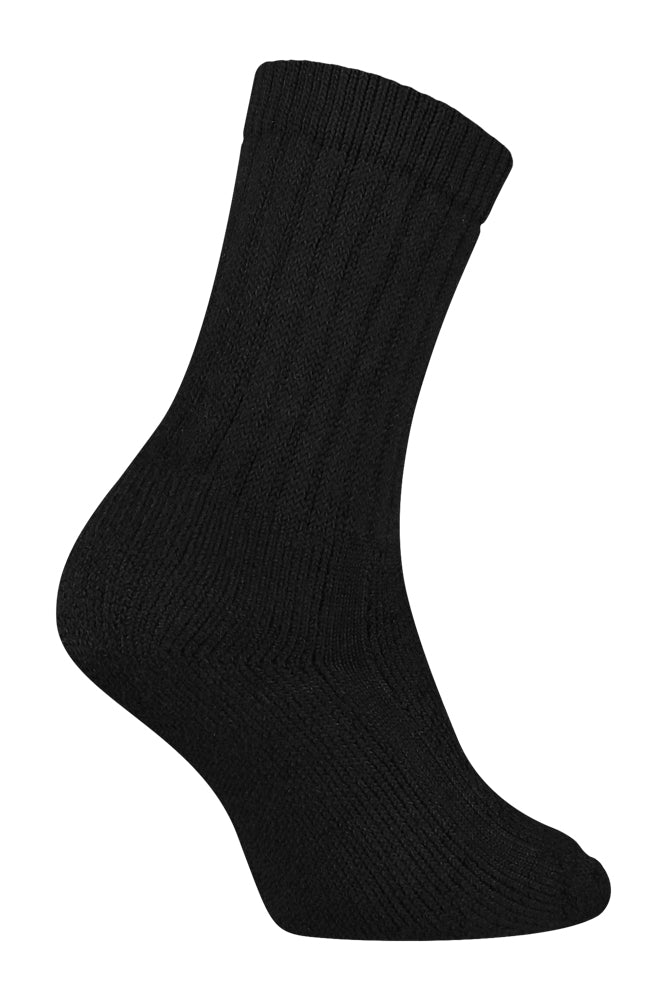 S25 Merino Wollen Sok Heavy Black