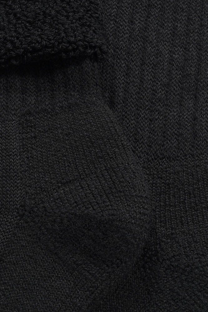S25 Merino Wollen Sok Heavy Black