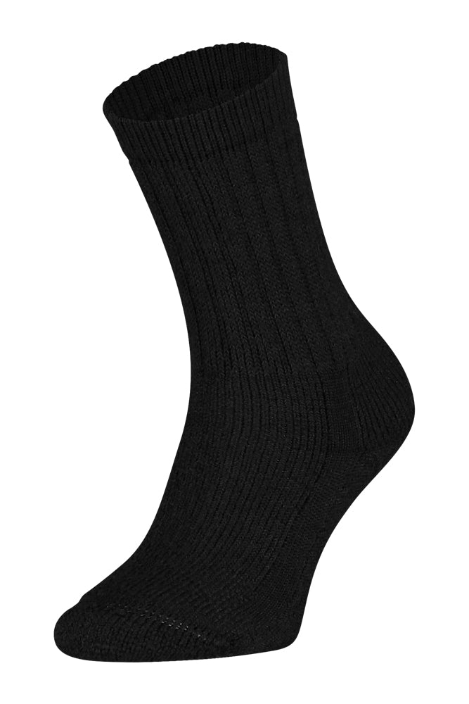 S25 Merino Wollen Sok Heavy Black