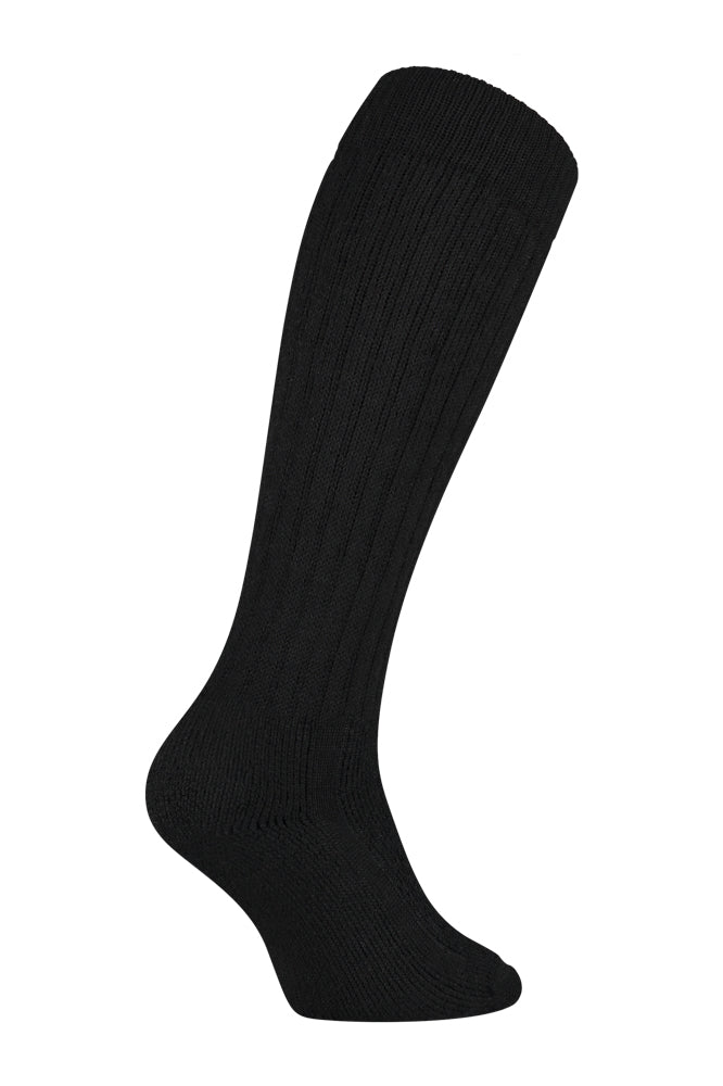 S26 Merino Wollen Kniekous Heavy Black