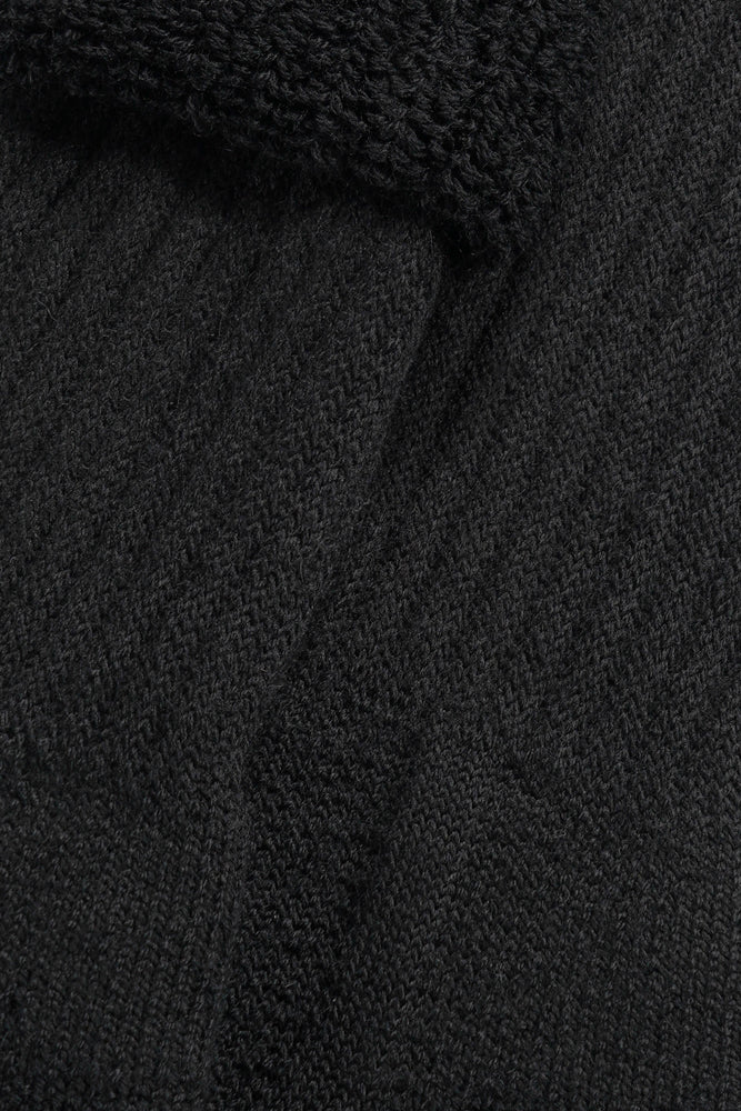 S26 Merino Wollen Kniekous Heavy Black