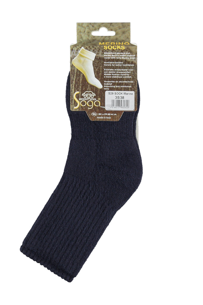 S29 Merino Wollen Sok Marine