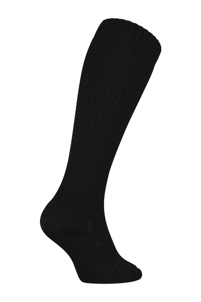 S39 Merino Wollen Kniekous Black