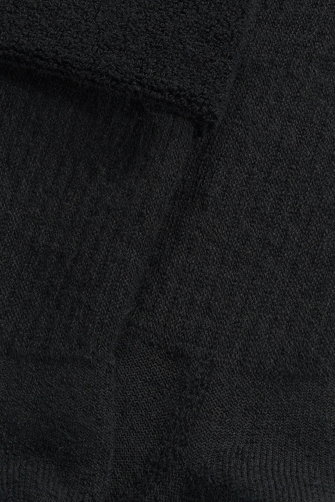 S39 Merino Wollen Kniekous Black