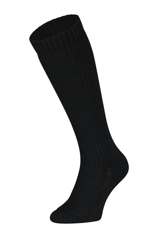 S39 Merino Wollen Kniekous Black