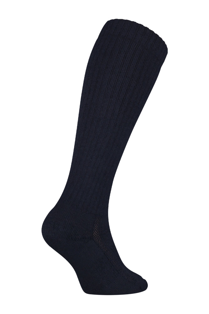 S39 Merino Wollen Kniekous Marine