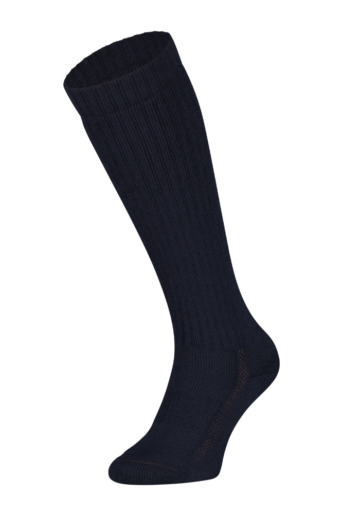 S39 Merino Wollen Kniekous Marine