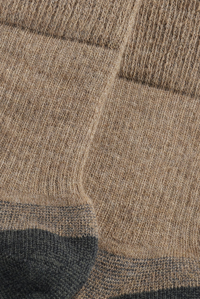 S59 Merino Wollen Werksok Beige