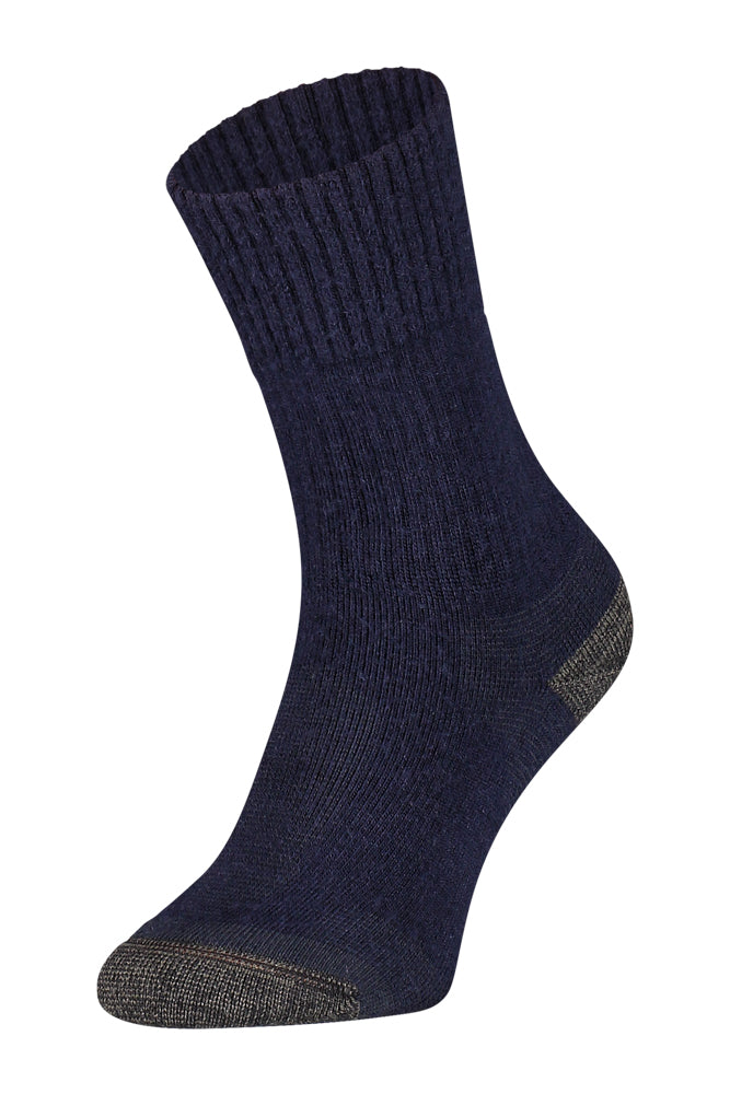 S59 Merino Wollen Werksok Navy