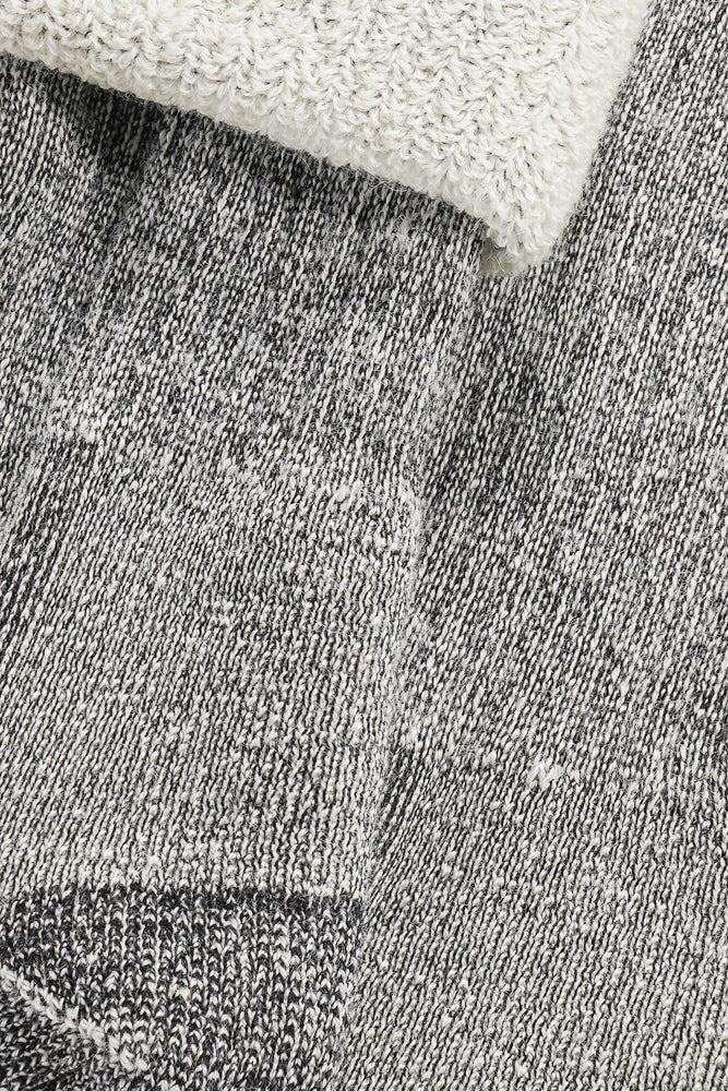 S08 Merino Wollen Kniekous light Grey