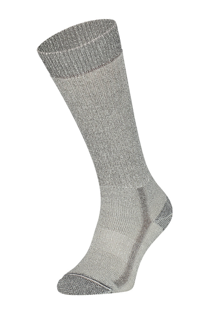 S08 Merino Wollen Kniekous light Grey