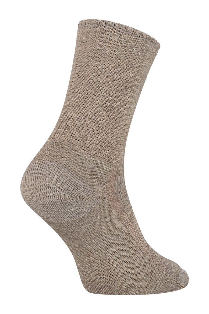 S09 Merino Wollen Sok Beige