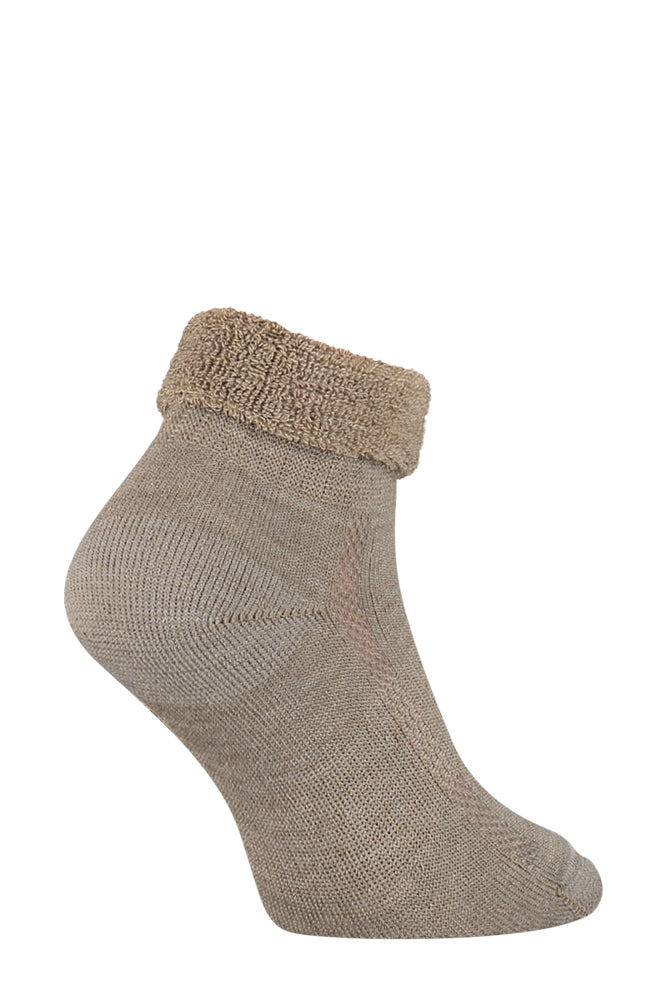 S09 Merino Wollen Sok Beige